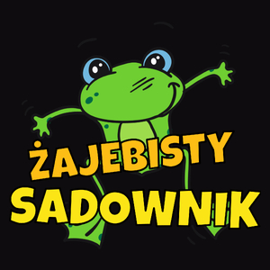 Żajebisty Sadownik - Męska Koszulka Czarna