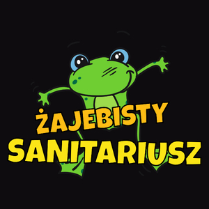 Żajebisty Sanitariusz - Męska Koszulka Czarna