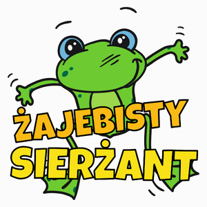 Żajebisty Sierżant - Poduszka Biała