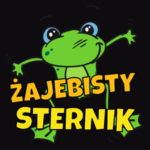 Żajebisty Sternik - Męska Koszulka Czarna