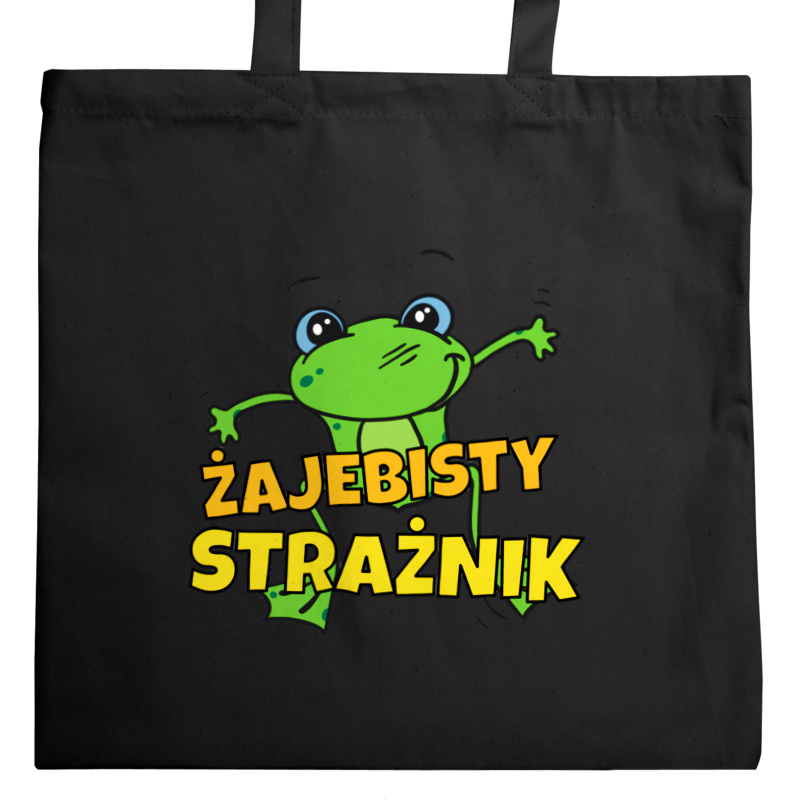 Żajebisty Strażnik - Torba Na Zakupy Czarna