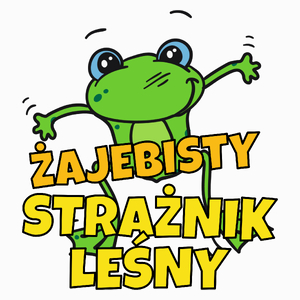 Żajebisty Strażnik Leśny - Poduszka Biała