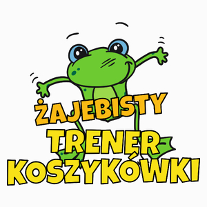 Żajebisty Trener Koszykówki - Poduszka Biała