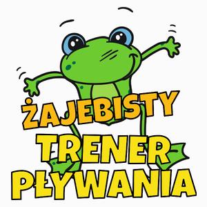 Żajebisty Trener Pływania - Poduszka Biała