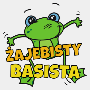 Żajebisty basista - Męska Koszulka Biała