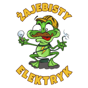 Żajebisty elektryk - Kubek Biały