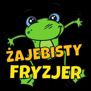 Żajebisty fryzjer - Torba Na Zakupy Czarna