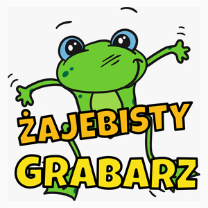 Żajebisty grabarz - Poduszka Biała