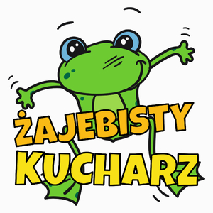 Żajebisty kucharz - Poduszka Biała