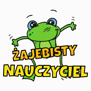 Żajebisty nauczyciel - Poduszka Biała