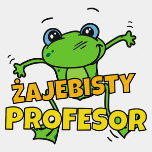 Żajebisty profesor - Męska Koszulka Biała