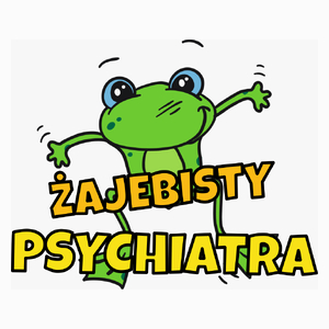Żajebisty psychiatra - Poduszka Biała