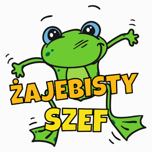 Żajebisty szef - Poduszka Biała