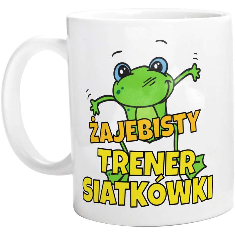 Żajebisty trener siatkówki - Kubek Biały