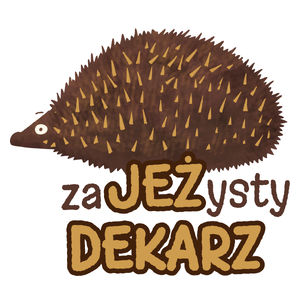 Zajeżysty Dekarz Jeż Super - Kubek Biały