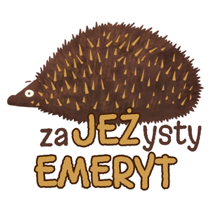 Zajeżysty Emeryt Jeż Super - Kubek Biały