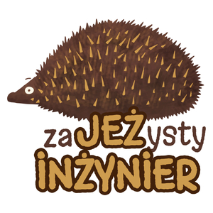 Zajeżysty Inżynier Jeż Super - Kubek Biały