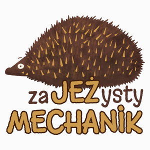 Zajeżysty Mechanik Jeż Super - Poduszka Biała