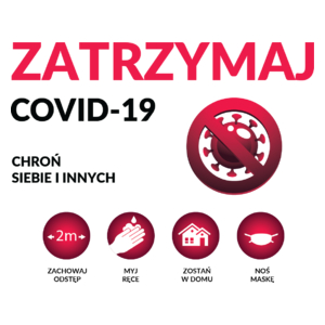 Zatrzymaj COVID-19 - Kubek Biały