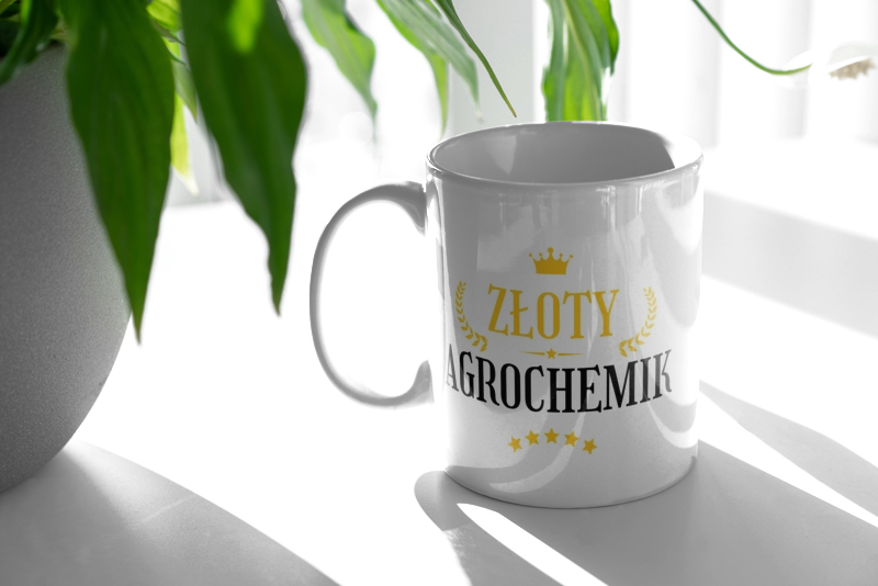 Złoty Agrochemik - Kubek Biały