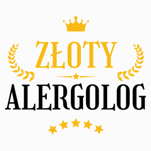 Złoty Alergolog - Poduszka Biała