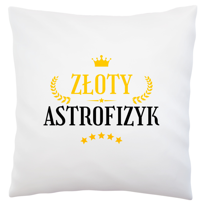 Złoty Astrofizyk - Poduszka Biała