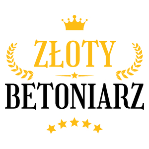 Złoty Betoniarz - Kubek Biały