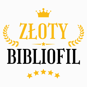 Złoty Bibliofil - Poduszka Biała