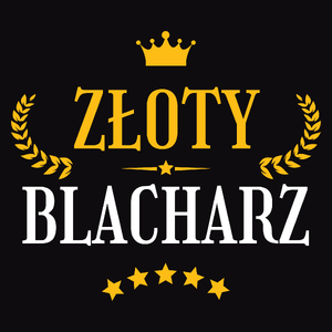 Złoty Blacharz - Męska Bluza Czarna