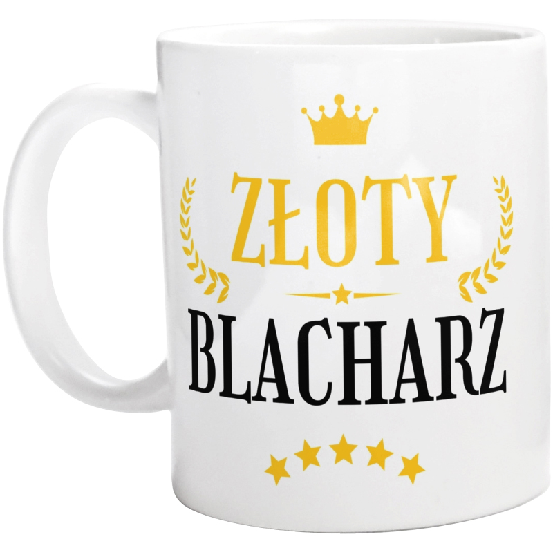 Złoty Blacharz - Kubek Biały