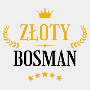 Złoty Bosman - Męska Koszulka Biała