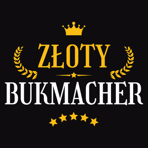 Złoty Bukmacher - Męska Koszulka Czarna