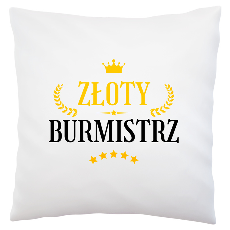 Złoty Burmistrz - Poduszka Biała