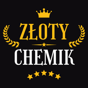 Złoty Chemik - Męska Koszulka Czarna