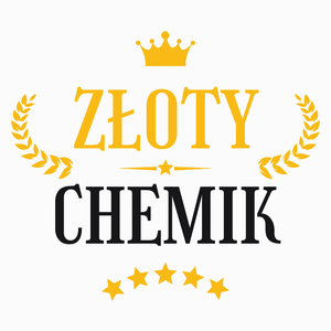 Złoty Chemik - Poduszka Biała