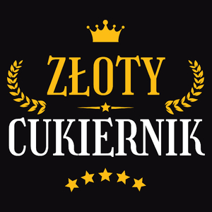 Złoty Cukiernik - Męska Bluza Czarna