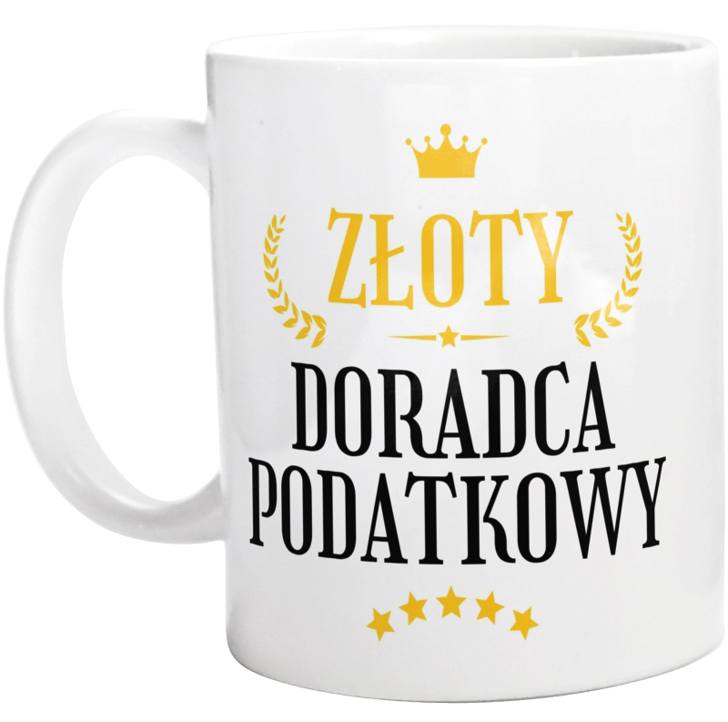 Złoty Doradca Podatkowy - Kubek Biały