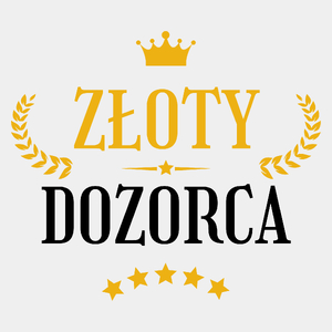 Złoty Dozorca - Męska Koszulka Biała