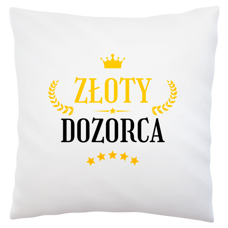 Złoty Dozorca - Poduszka Biała