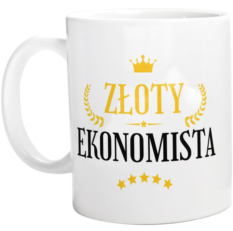 Złoty Ekonomista - Kubek Biały