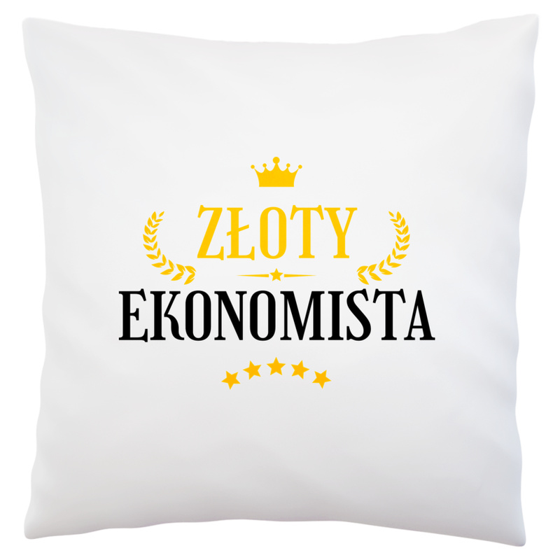 Złoty Ekonomista - Poduszka Biała