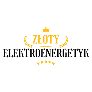 Złoty Elektroenergetyk - Kubek Biały