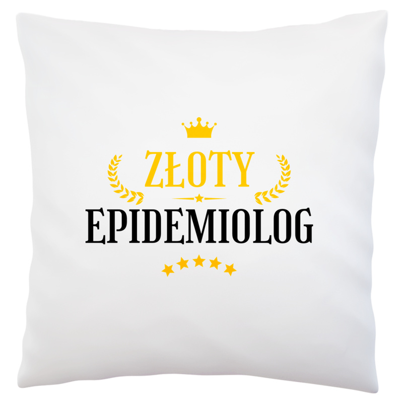 Złoty Epidemiolog - Poduszka Biała