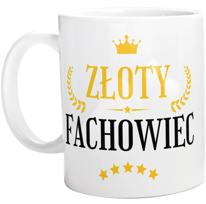 Złoty Fachowiec - Kubek Biały