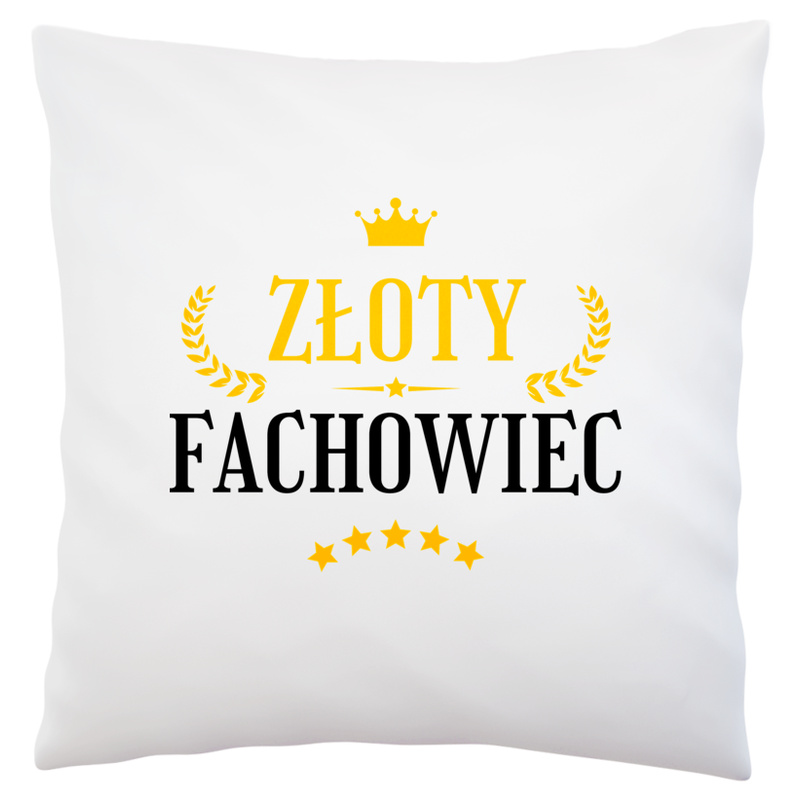 Złoty Fachowiec - Poduszka Biała