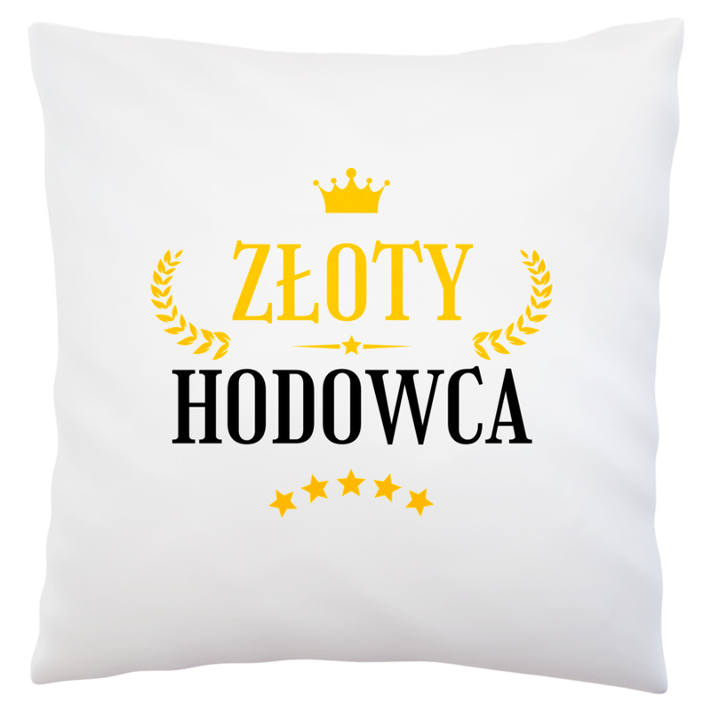 Złoty Hodowca - Poduszka Biała