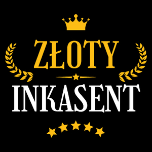 Złoty Inkasent - Torba Na Zakupy Czarna