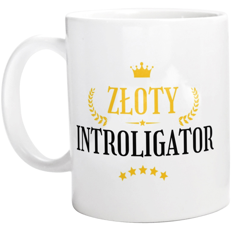 Złoty Introligator - Kubek Biały