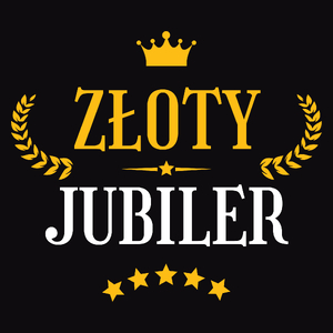 Złoty Jubiler - Męska Bluza Czarna