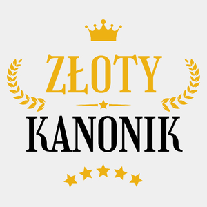 Złoty Kanonik - Męska Koszulka Biała